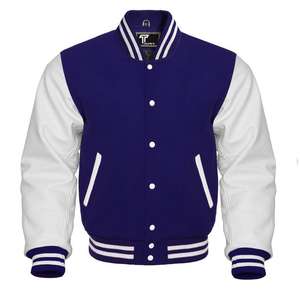 Vestes d'université pour hommes de haute qualité Chenille personnalisée sur mesure votre propre conception pour les vestes d'université pour hommes - Product Image 3