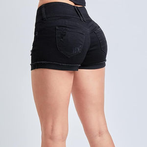 Shorts en jean décontractés vintage pour femmes, de haute qualité, à bas prix, vente en gros, été, jambe droite, respirant, lavable, personnalisable - Product Image 3