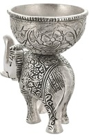 Bol à fruits secs en forme d'éléphant, boîte à bonbons en argent allemand, décoration pour la maison et le bureau, objet de décoration, cadeau de fête Diwali