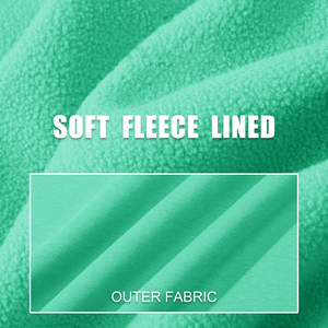 Sweat-shirt d'hiver à fermeture éclair complète pour hommes coupe normale sweat à capuche en polaire poche kangourou Style Streetwear motif uni doublé coupe-vent - Product Image 6