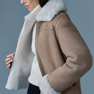 Abrigos de Piel de Oveja Estilo Shearling 2025, Abrigos de Invierno para Hombre, Transpirables, Casuales, de Piel de Oveja, Unisex - Product Image 5