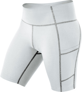 กางเกงขาสั้นระบายเหงื่อของผู้หญิงแบบปรับแต่งได้ผ้าเมมโมรี่เข้ารูประบายอากาศได้ดีกันน้ำสำหรับใส่ออกกำลังกายในยิมวิ่ง - Product Image 6