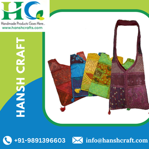 Prix du fabricant direct chanvre unisexe Jhola sacs avec multicolore et taille disponible sac de chanvre de qualité naturelle - Product Image 2