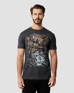 2025 alta calidad de gran tamaño 100% algodón manga corta 2025 nueva llegada camiseta impresa personalizada para hombres hecha en Pakistán - Product Image 1