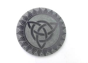 Porta Incienso Redondo Hecho de Piedra de Jabón, Tallado a Mano, Quemador de Esencias - Product Image 6