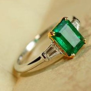 Handmade 925 Sterling Silver Fine Jewelry Gold Plated Emerald Engagement <b>Ring</b> for Women Vintage for <b>Indian</b> Weddings Wholesale - Product Image 5
