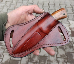 Cuchillo de Caza de Acero Inoxidable de Alta Calidad, Grado Industrial, Hoja Entera, Punta Clip, Borde Dentado, OEM Personalizable, Otras Opciones de Mango - Product Image 3