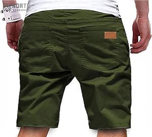 Pantalones Cortos Casuales de Color Sólido para Hombre, Secado Rápido y Ecológicos, para Entrenamiento, Running, Deportes, Lisos, Teñidos, para Verano - Product Image 6