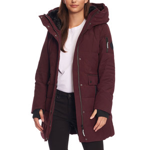 Abrigo largo de invierno impermeable para mujer, chaqueta Parka de plumón más vendida con relleno de algodón, estilo grueso para mujer - Product Image 3