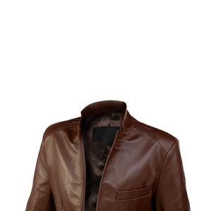 Nouvelle arrivée de blazers en cuir élégants à double boutonnage pour hommes Vente en ligne directe en usine Meilleur matériel à bas prix - Product Image 4