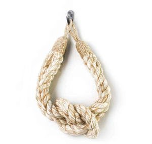 New Handmade <b>Tie</b> <b>Back</b> Cotton and Jute Reef Knot Curtain <b>Tie</b> <b>Back</b>, Rustic Curtain <b>Tie</b> <b>Back</b> - Product Image 2