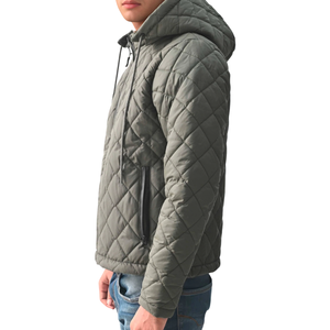 Chaqueta acolchada de invierno de primera calidad para hombre, abrigo cálido informal de alta calidad con cremallera resistente al agua transpirable ligero - Product Image 3