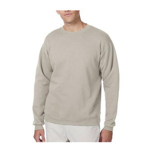 Prix usine 350 GSM sweats en molleton Logo personnalisé couleurs unies unisexe femmes hommes poids lourd col rond sweat à capuche - Product Image 6