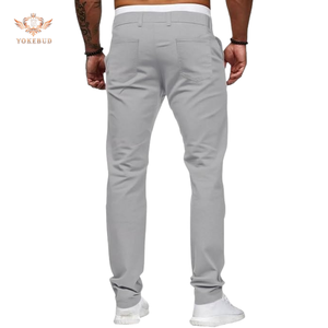 Vêtements élégants pour hommes Pantalons chino Pantalons solides décontractés de conception personnalisée pour hommes du Bangladesh Meilleures ventes grande taille - Product Image 5