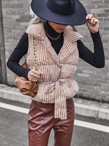 Offre Spéciale décontracté sans manches Outwear veste coton rembourré manteau femmes hiver bouffant gilet - Product Image 3