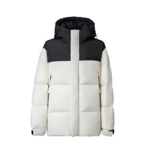 Trending <b>Men's</b> <b>White</b> Plain Bubble Winter Waterproof Warm Casual Zipper Closure Puffer <b>Jackets</b> For Sale - Product Image 2