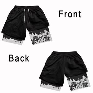 Vente en gros d'été short de sport en coton stretch Short de plage pour hommes, fitness, course à pied, basket-ball, décontracté - Product Image 6