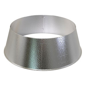 Collar de Árbol de Navidad de Metal Dorado Martillado, Cubierta Decorativa para el Base del Árbol para Decoración Navideña del Hogar - Product Image 6