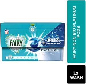 Cápsulas de Detergente para Ropa Fairy Non-Bio - Fórmula para Piel Sensible - 12 Unidades en Caja de Cartón con Reducción de Plástico - Product Image 1