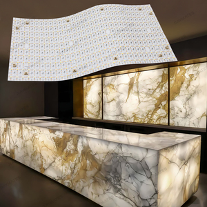 Panneau lumineux LED flexible ultra-fin découpable 8W à intensité variable blanc chaud 3000K <span class=keywords><strong>pour</strong></span> rétroéclairage de comptoir de cuisine en marbre ou pierre - Product Image 2