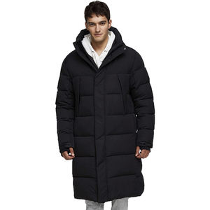 Abrigo activo de invierno Chaqueta larga acolchada para hombre Sudadera con capucha Prendas de abrigo Chaqueta acolchada a prueba de nieve y viento EE. UU. - Product Image 1