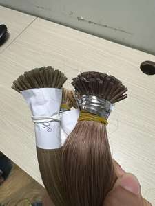 100% kératine I pointe plat kératine Remy pour Extensions de cheveux Ombre cheveux humains naturels extensions de cheveux vierges vierges crus - Product Image 6