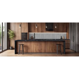 Composant en quartz Midnight Marquina - Design moderne, grande dalle, durable, imperméable, écologique pour murs et cuisines - Product Image 2