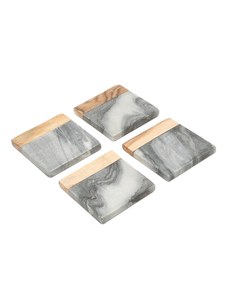 Customized Stone <b>Coasters</b> with Wood <b>for</b> <b>Drinks</b> in Home Restaurant Hotel Use in Best Price - Product Image 6