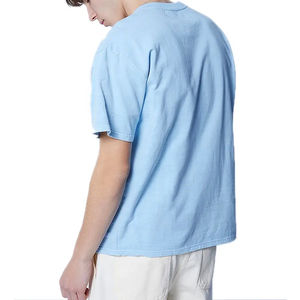 เสื้อยืดสตรีทแวร์ผ้าฝ้าย100% ขนาดใหญ่พิเศษของผู้ชายสำหรับฤดูร้อนเสื้อผ้ารุ่นโลโก้ออกแบบได้ตามที่ต้องการ - Product Image 4