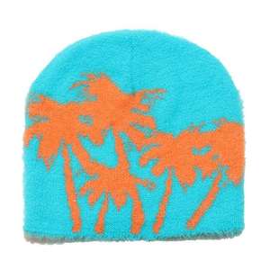 Gorro Jacquard de invierno de lujo de diseñador, gorro de punto con patrón a cuadros bordado 3D, estilo Hip-Hop, para escena de playa al aire libre, venta al por mayor - Product Image 3