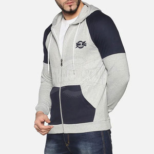 Fabricación profesional nuevo estilo hombres cremallera sudaderas con capucha personalizado al por mayor alta calidad sudaderas con capucha - Product Image 2