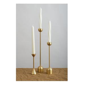 Portavelas de latón de estilo moderno para interiores de casas antiguas clásicas para Navidad, Pascua, decoración del Día de San Valentín, Metal duradero - Product Image 4