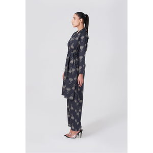 Mujer Negro Impreso A Juego Tamaños Separados SMLXL2XL - Product Image 4