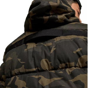 Chaqueta acolchada de alta calidad para hombre, nueva moda, impermeable, lona de invierno, logotipo personalizado en la parte delantera - Product Image 4
