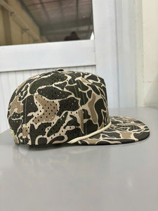 หมวกแก๊ป 5 ชิ้นลายพรางแบบ Snapback พร้อมเชือกสำหรับกิจกรรมกลางแจ้ง หมวกปีกแบนสกรีนโลโก้ตามสั่ง OEM เวียดนาม สำหรับธุรกิจ หมวกพรางลายทหาร - Product Image 3