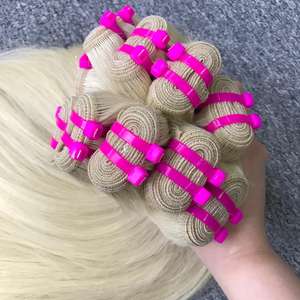 Fedex HEN Time 100% cheveux humains vietnamiens vierges droits naturels Bdles pour les femmes Bla matière première - Product Image 2