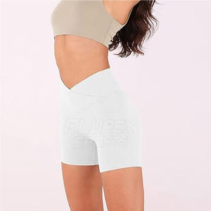 กางเกงขาสั้นไบเกอร์ผ้าโพลีเอสเตอร์สำหรับผู้หญิงผลิตจากปากีสถาน - Product Image 4