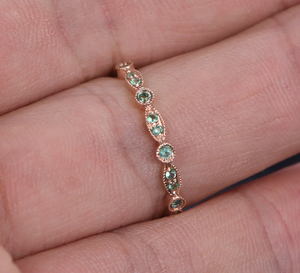 Banda minimalista de Plata de Ley 925 sólida con ajuste de bisel, joyería fina, anillo de compromiso de boda, venta al por mayor, a granel para fiestas - Product Image 4