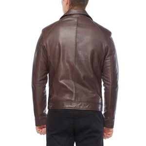 Veste en cuir pour homme d'hiver Haute qualité Imperméable Coupe-vent Respirant Écologique Personnalisable avec service OEM - Product Image 3
