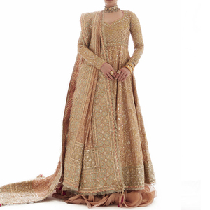 2025 mejor estilo vestido de novia paquistaní para mujer/Nuevo diseño de cuello personalizado vestido de novia paquistaní - Product Image 1