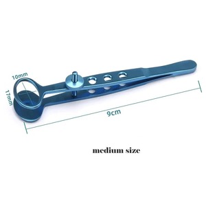 Pinza Quirúrgica Ametrina para Calázion, 1 unidad, Plegable, Ergonómica, Manual, de Aleación de Titanio, Instrumento Oftalmológico, Herramienta para Párpados APC-37 - Product Image 5