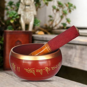 Plus haute qualité nouveauté métal aluminium bol chantant prière parfaite pour la méditation et la Relaxation décoration de la maison tibétain - Product Image 1