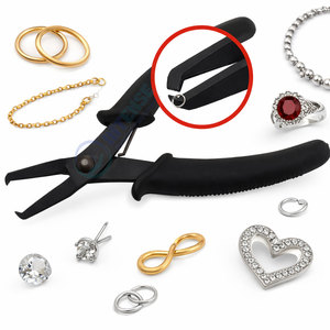 Beading <b>Flat</b> & Round <b>Nose</b> <b>Pliers</b> Set for Jewelry Craft, Durable Stainless Steel Tools for Wire Wrapping and Beading - Product Image 6