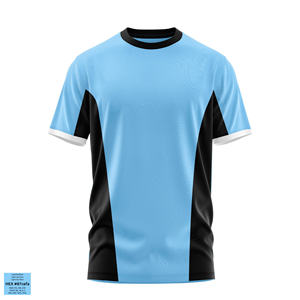 T-shirt athlétique pour hommes T-shirt d'entraînement en polyester à séchage rapide et évacuation de l'humidité Fabricant OEM - Product Image 5