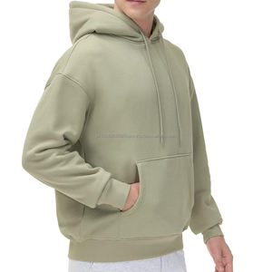 Sweat-shirts d'hiver pour hommes, vêtements streetwear, basiques en coton mélangé, poids lourd, 100% coton, haut décontracté et tendance - Product Image 3