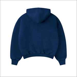 Hypen Sports Pullover <b>Hoodies</b> 100% Cotton <b>Fleece</b> Drop Shoulder Unisex Winter Fashion Regular Fit Custom Streetwear - Product Image 4