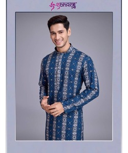 AchkanBandhgalaSherwani Ensemble Kurtapajama dernier style de mariage vert Design Wonder - Product Image 6