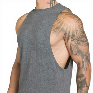 Wholesale Custom logo Print Sleeveless <b>Singlet</b> <b>Men</b> Blank Solid Vest <b>Men</b> Fitness Tank Top Workout Gym Shirt Digital Printing - Product Image 1
