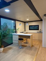 Maison mobile préfabriquée de 30 pieds, aménagement personnalisé, cuisine, salle de bain, chambre, installation rapide, maison conteneur extensible pour logement rural