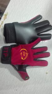 Men's Custom Gaelic <b>Football</b> Gloves Spandex Latex Anti-Slip Grip Full Finger Adjustable Wrist Strap Hook Loop Closure OEM - Product Image 6